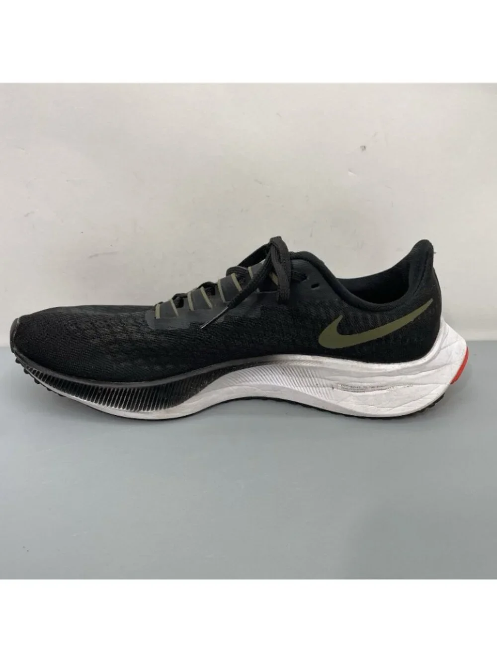 Nike Air Zoom Pegasus 37 Sneakers Shoes Running Training Black Mens 10